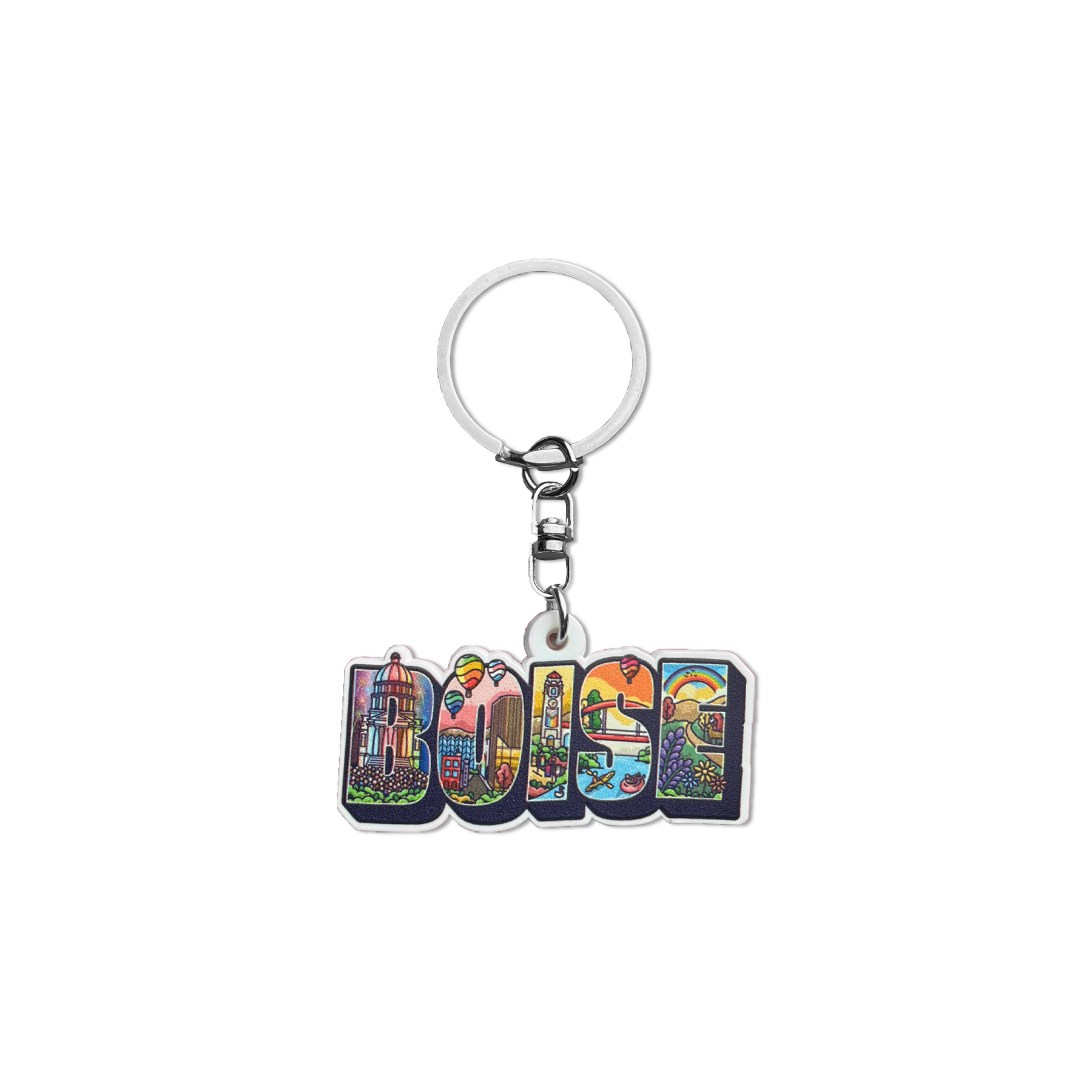 Boise Pride Keychain